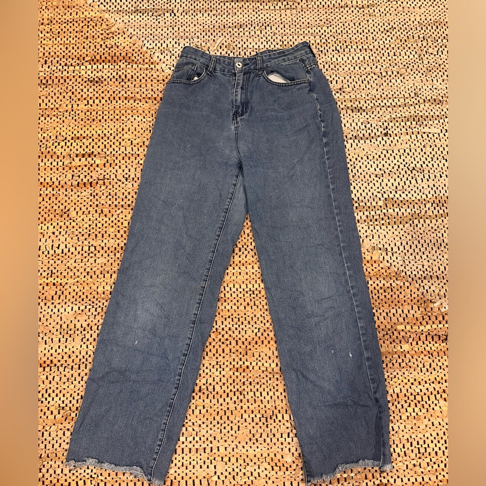(Shein Wide Leg pants)  Blue- Medium Og